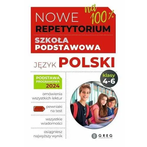 Język polski. Nowe Repetytorium 2025. Szkoła podstawowa. Klasa 4-6