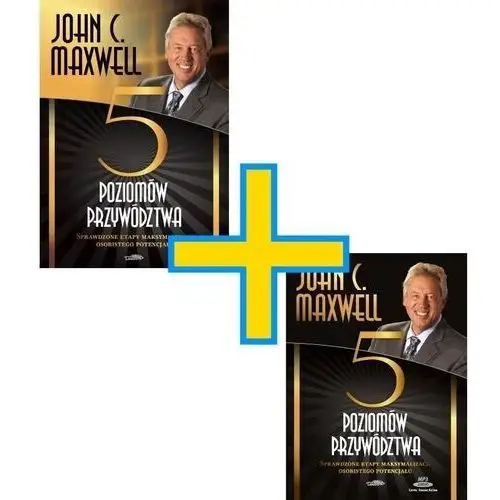 Pakiet pięć poziomów przywództwa + audiobook John c. maxwell