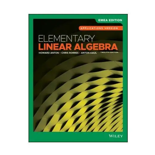 Elementary linear algebra John wiley & sons inc