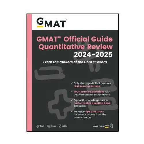 John wiley & sons inc Gmat official guide quantitative review 2024-2025: book + online question bank