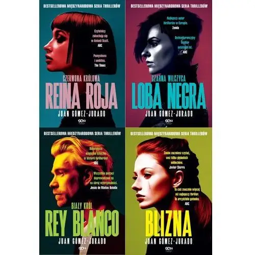 Juan Gómez-Jurado Reina/Loba/Rey/Blizna Zestaw