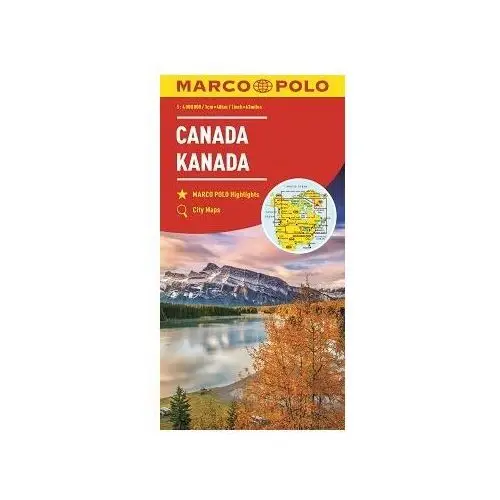 Kanada. Mapa 1:4000000