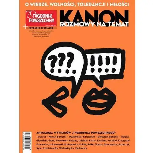 KANON. Rozmowy na temat. O wierze, wolności, tolerancji i miłości