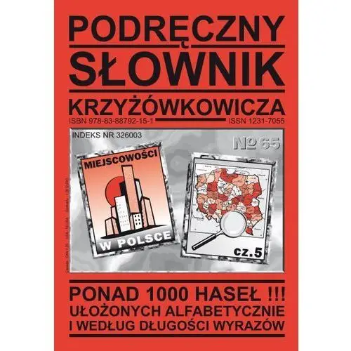 Karpaty Podręczny słownik krzyżówkowicza - nr 65