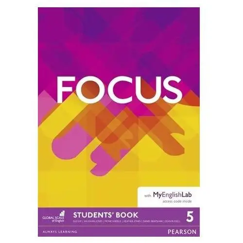 Kay, sue Focus 5 student´s book with active book with standard myenglishlab, 2nd