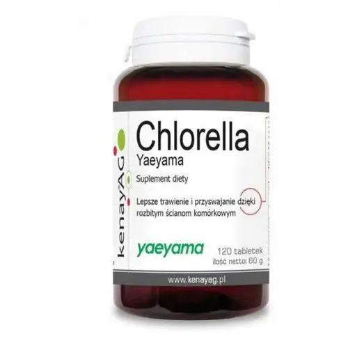 KenayAg, suplement diety Chlorella, 120 tabletek