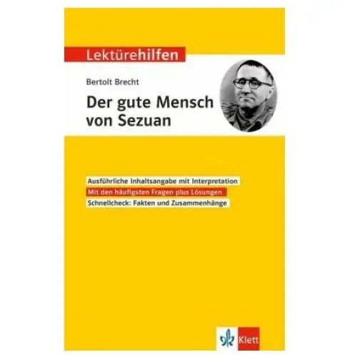 Klett lerntraining Lektürehilfen bertolt brecht "der gute mensch von sezuan"