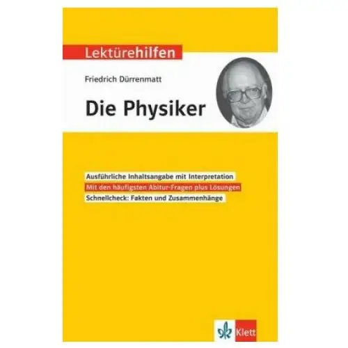 Lektürehilfen Friedrich Dürrenmatt 'Die Physiker'