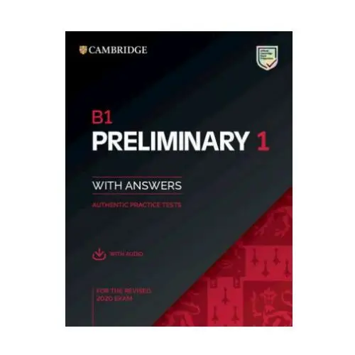 Cambridge English Preliminary 1 for revised exam from 2020. Student's Book with Answers with Audio CD