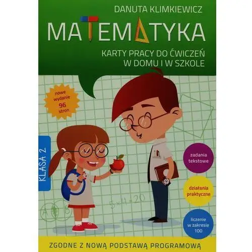 Matematyka. karty pracy do ćwiczeń w domu i w szkole. klasa 2, 10827