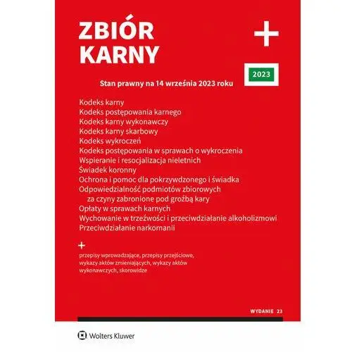 Kodeks karny. Kodeks postępowania karnego. Kodeks karny wykonawczy. Kodeks karny skarbowy. Kodeks wykroczeń. Kodeks postępowania w sprawach o wykroc