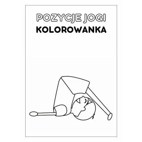 Kolorowanka z pozycjami jogi