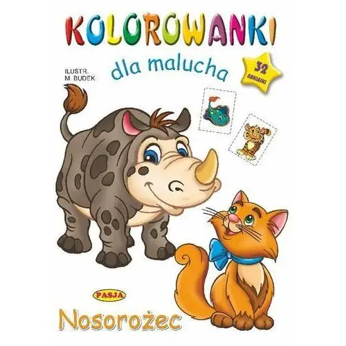 Kolorowanki dla malucha. Nosorożec