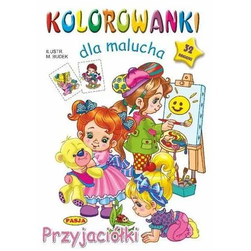 Kolorowanki dla malucha. Przyjaciółki