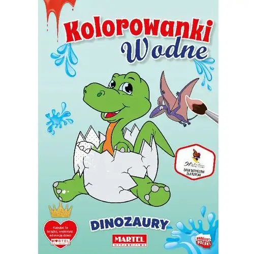 Kolorowanki wodne. Dinozaury