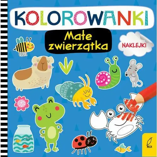 Kolorowanki z naklejkami. Małe zwierzątka