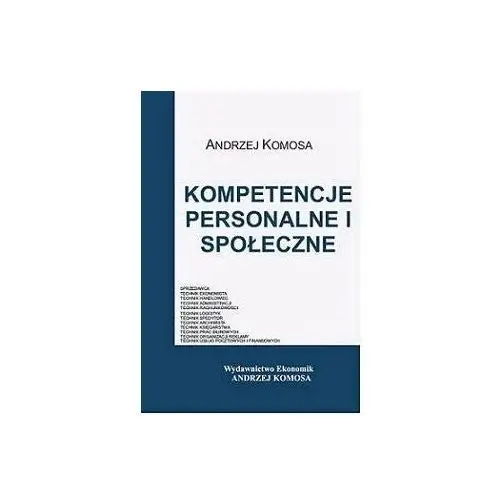 Kompetencje personalne i społeczne EKONOMIK