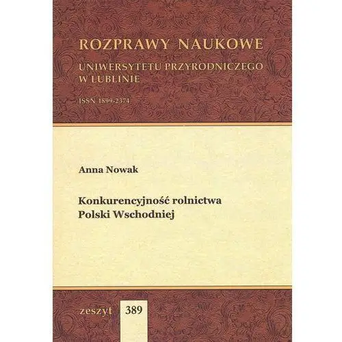 Konkurencyjność rolnictwa polski wschodniej, AZ#2093F017EB/DL-ebwm/pdf