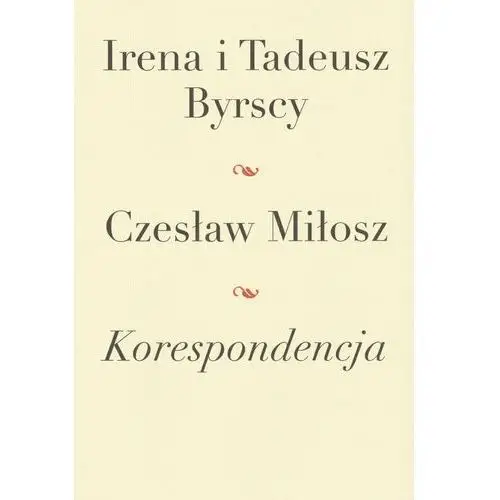 Korespondencja. Irena i Tadeusz Byrscy, Czesław Miłosz