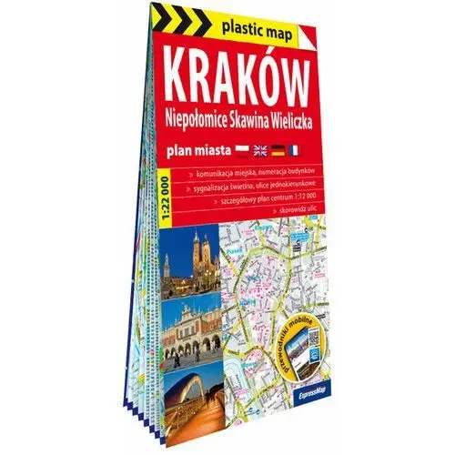 Kraków, Niepołomice, Skawina, Wieliczka. Plan miasta 1:22 000