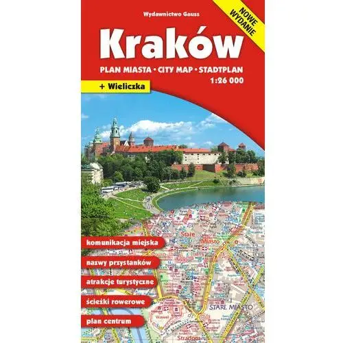 Kraków. Plan miasta 1:26 000