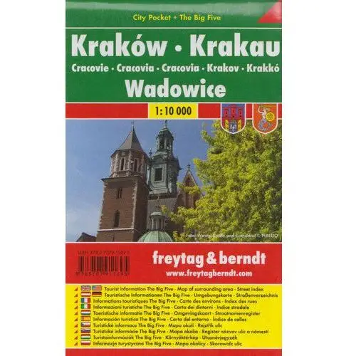 Kraków Wadowice city pocket. Mapa 1:10 000