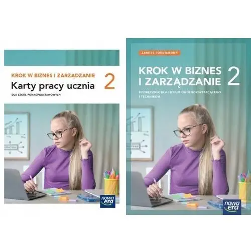 Krok w biznes i zarządzanie 2 karty pracy podręcznik Pakiet