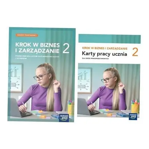 Krok W Biznes I Zarządzanie 2 Zp Podręcznik Ćwiczenia Karty Pracy Komplet