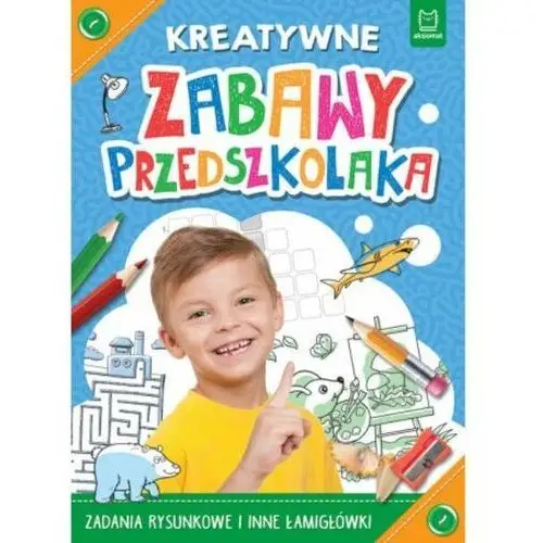 Książka Kreatywne zabawy przedszkolaka. Zadania rysunkowe i inne łamigłówki