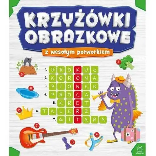 Książka Krzyżówki obrazkowe z wesołym potworkiem