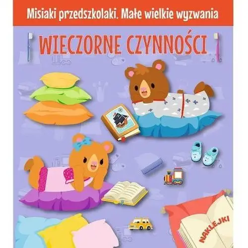 Książka Misiaki przedszkolaki. Małe wielkie wyzwania. Wieczorne czynności 09109 Trefl