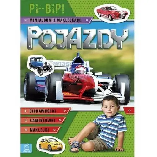 Książka Pojazdy. Pi-bip! Minialbum z naklejkami (zielone)