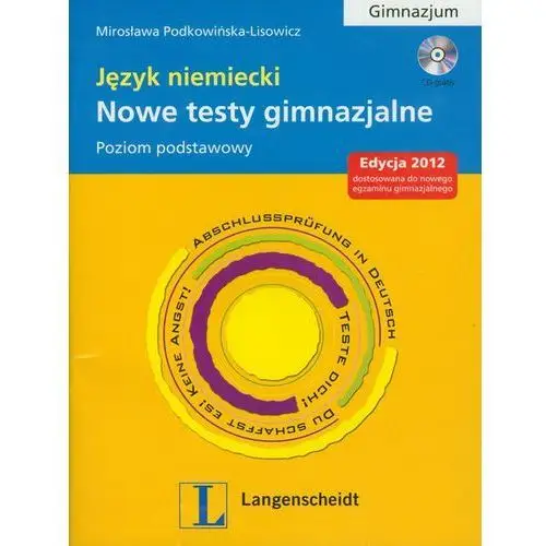 Nowe testy gimnazjalne Język niemiecki z płytą CD