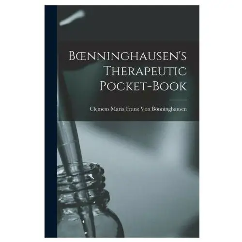 Boenninghausen's therapeutic pocket-book Legare street pr