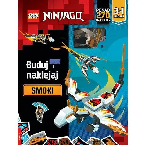 LEGO NINJAGO. Buduj i naklejaj: smoki