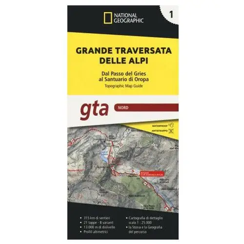 Libreria geografica Grande traversata delle alpi 1:25.000