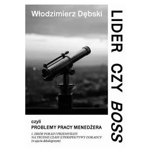 Lider czy Boss, czyli problemy pracy menedżera Jakóbczyk Karolina