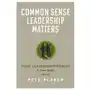 Lightning source inc Common sense leadership matters Sklep on-line