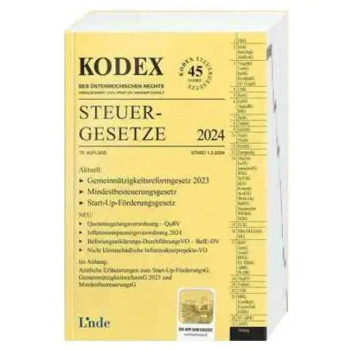 Kodex steuergesetze 2024 Linde, wien