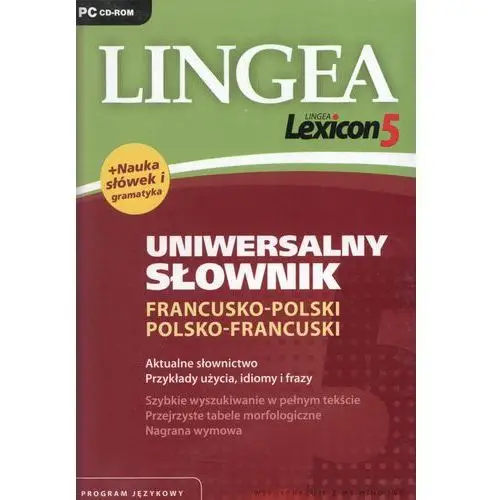 Lingea Lexicon 5. uniwersalny słownik fran-pol, pol-fran
