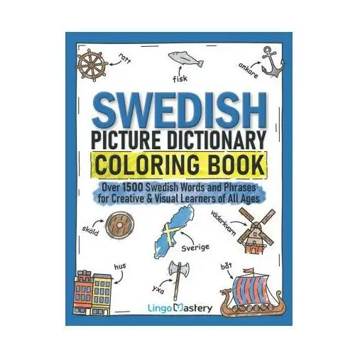 Swedish Picture Dictionary Coloring Book