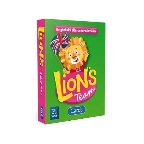 Lion's Team. Język angielski. Cards. 4-latek