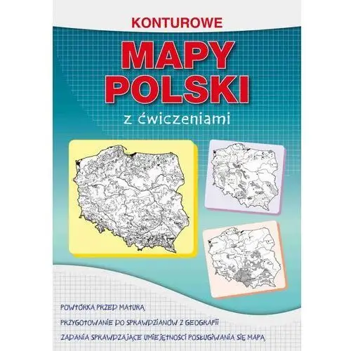 Literat Konturowe mapy polski z ćwiczeniami
