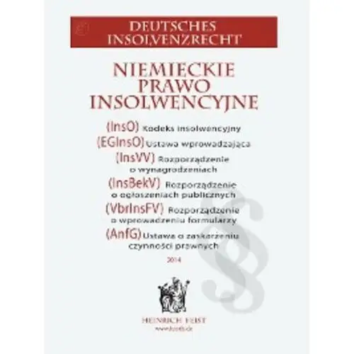 Litres Niemieckie prawo insolwencyjne - heinrich feist - ebook