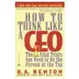 Little, brown book group How to think like a ceo Sklep on-line