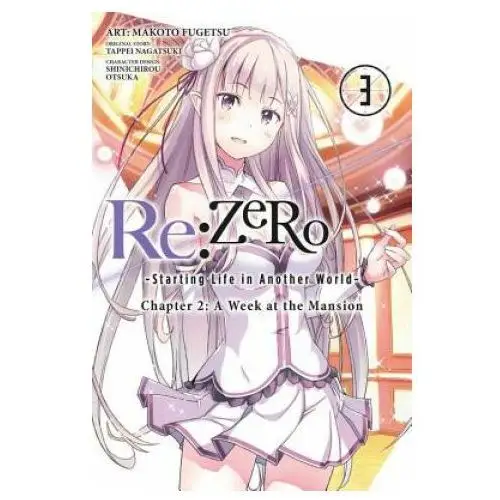 Little, brown book group Re:zero - starting life in another world-, chapter 2: a week at the mansion, vol. 3 (manga)