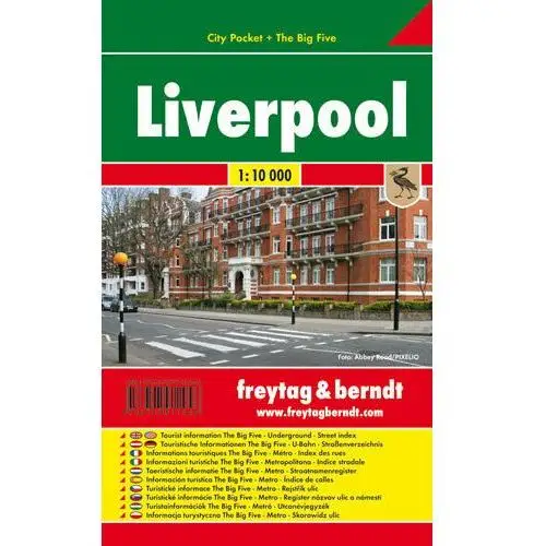 Liverpool city pocket. Mapa 1:10 000