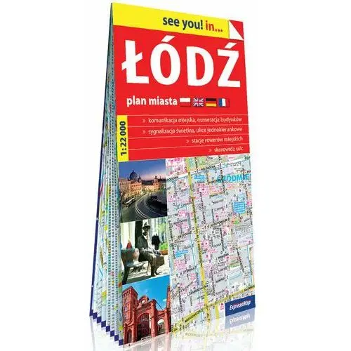 Łódź. Plan miasta 1:22 000