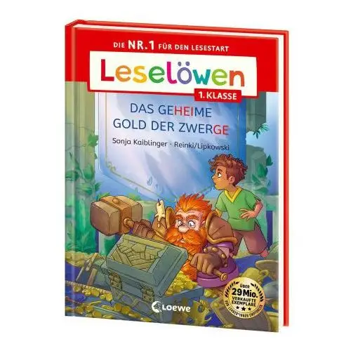 Leselöwen 1. klasse - das geheime gold der zwerge (großbuchstabenausgabe) Loewe verlag gmbh