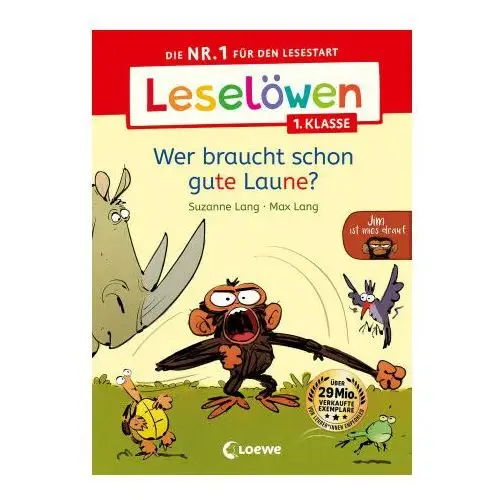 Loewe verlag gmbh Leselöwen 1. klasse - jim ist mies drauf - wer braucht schon gute laune?